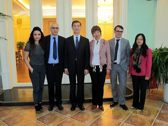 李建平副会长会见意大利代表团