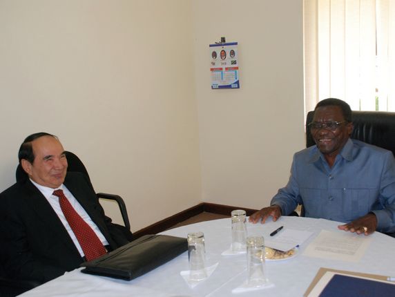 Meeting with Tanzanian Prime Minister Mizengo Pinda